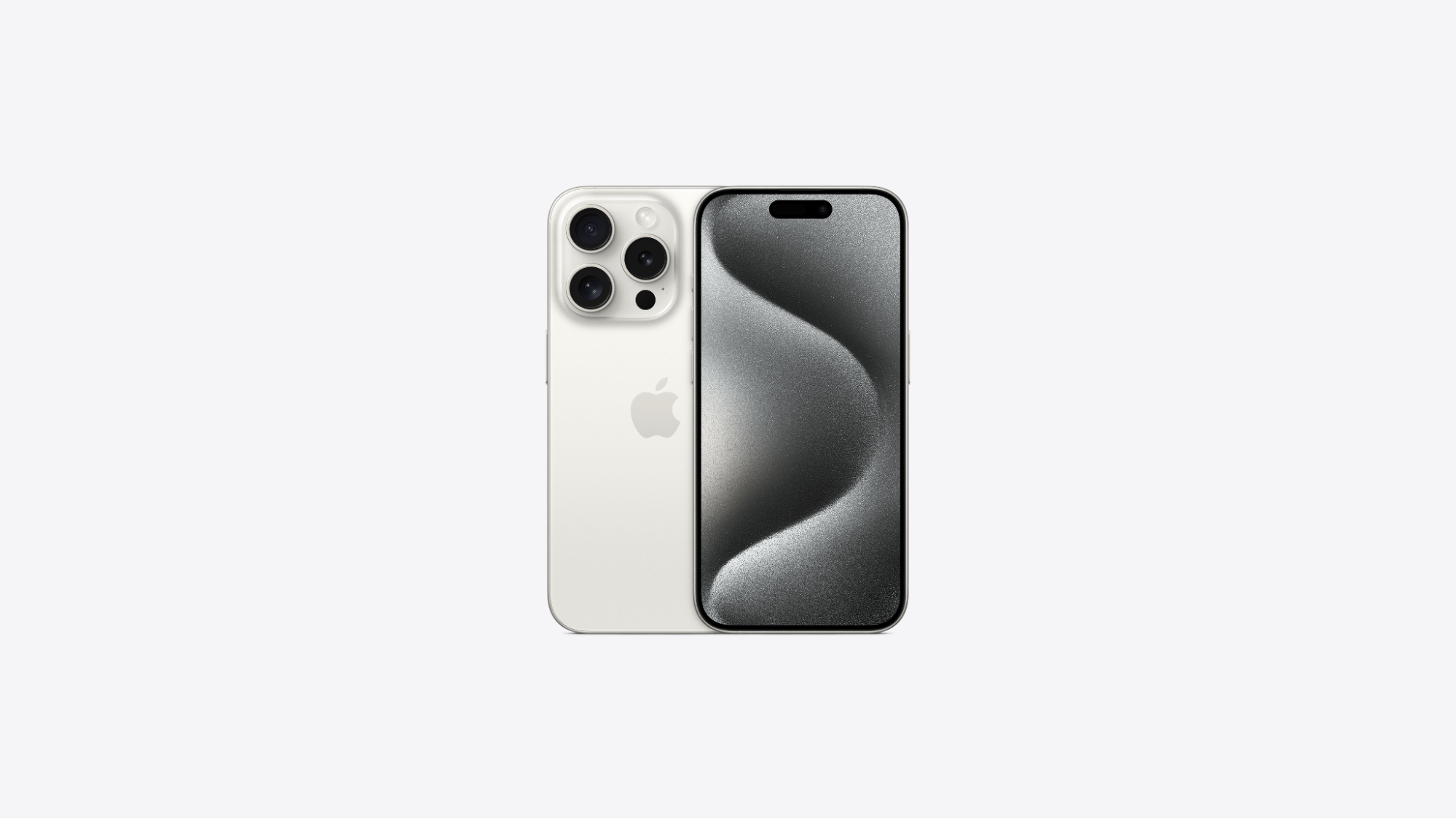 iPhone 15 Pro có những màu gì? Gam màu trắng là gam màu truyền thống thường xuyên xuất hiện trong bảng màu iPhone Pro